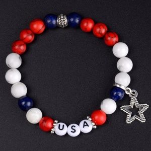 Rockin' In The USA! - Beaded Bracelet